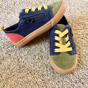Colorful Kids Sneakers with Zipper